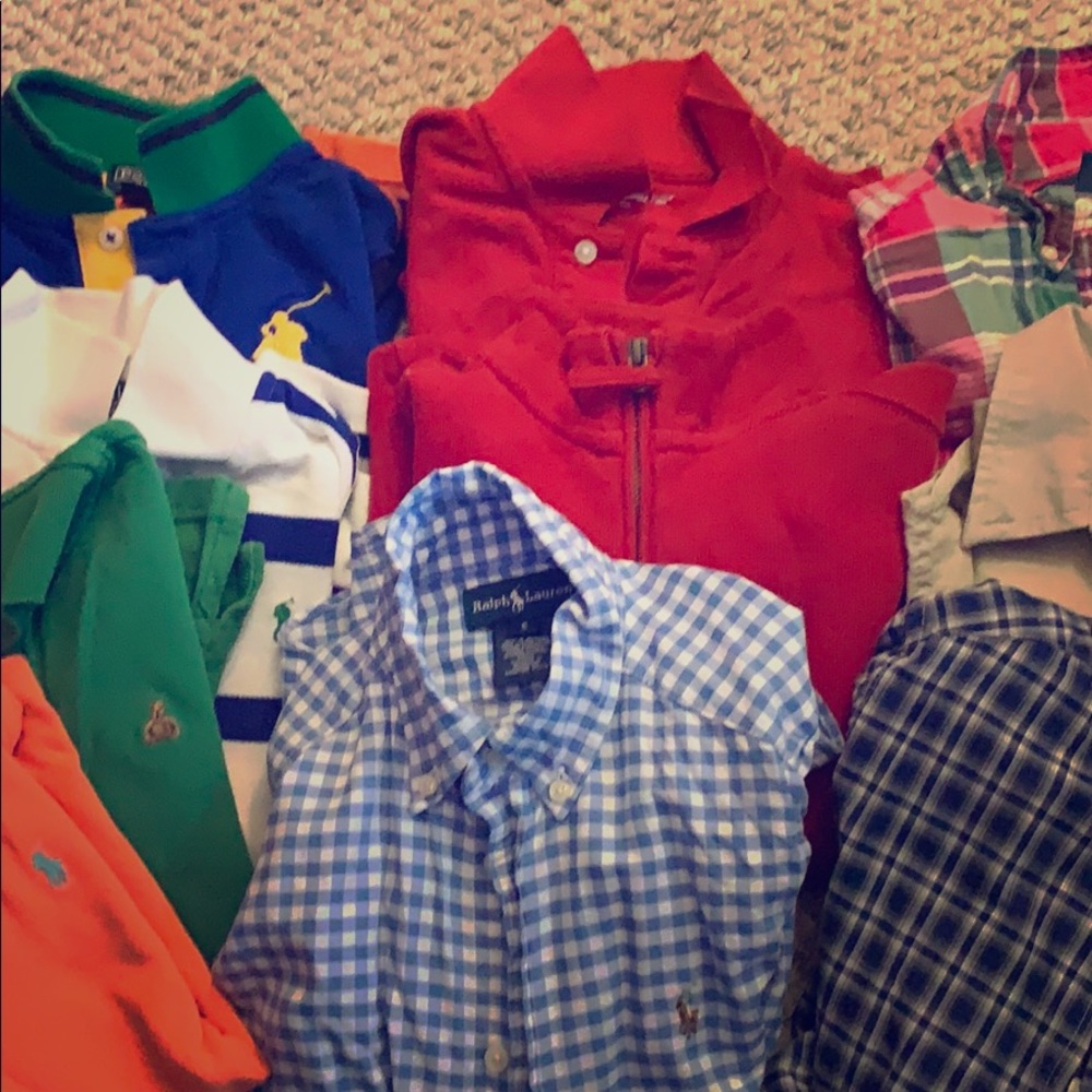 A lot of 10 size 5-6 (7)Polo,(2)Gap and (1CP)